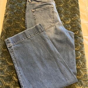 Maurices Blue Flare Wide Leg Jeans